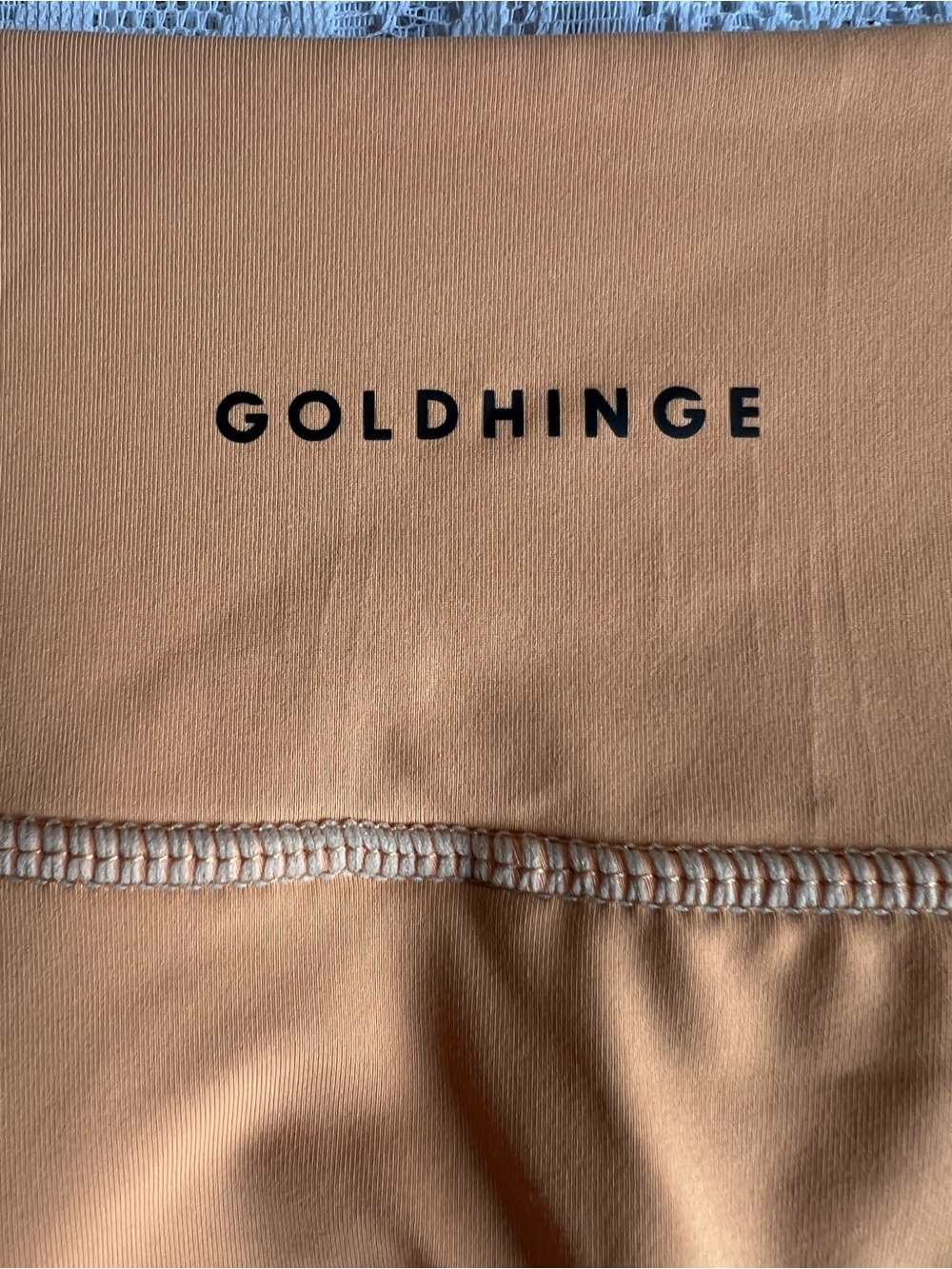 GoldHinge Orange Pleated Active Skort - xsmall/small - Picture 3 of 5